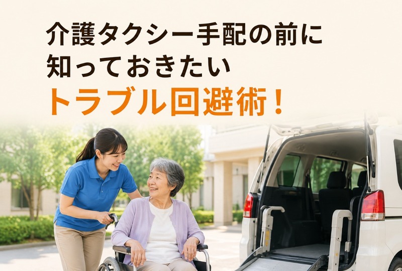 画像430：介護タクシー手配の前に知っておきたいトラブル回避術！